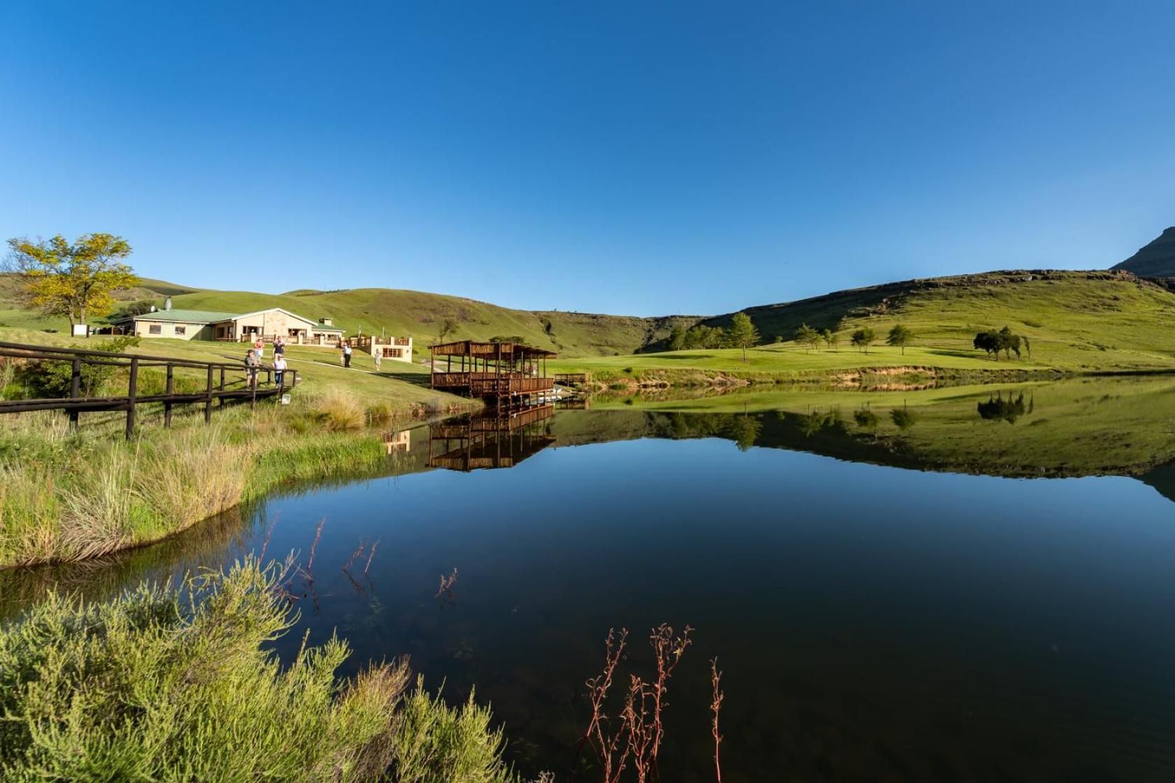Gooderson Leisure Riverbend Chalets Self Catering And Timeshare Gold Crown Resort Drakensberg Garden Buitenkant foto